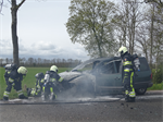 Prio 1 Brand Wegvervoer Auto Trekwei Driezum